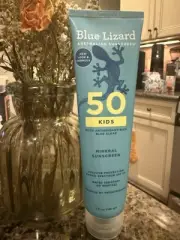 Blue Lizard KIDS Mineral Sunscreen with Zinc Oxide, SPF 50+, Water Resistant 5oz