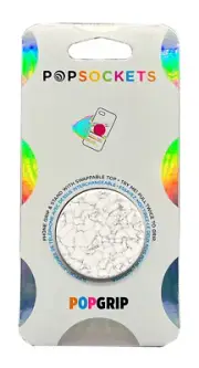 PopSockets White Marble Phone Holder Grip PopSocket Pop Socket