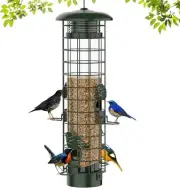 Bird Feeder Squirrel Proof Bird Feeder,Metal Mesh Bird Feeders For Outdoors