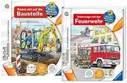 Ravensburger tiptoi 9120063892082 Set - On The Go with The Fire Brigade and Comes on The Construction Site