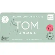 TOM Organic Tampons Regular 12x16pk