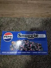 NEW Snuggie Pepsi Cola Soda 71 x 54" Super Soft Fleece Blanket That Has Sleeves
