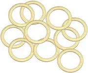 Aeroflow Brass Crush Washer Metric M18 18mm Id Suit M18 Thread 10 Pac - AF181-18