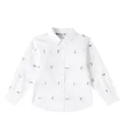 [Bonpoint] Bonpoint Daho cotton shirt Y 14 blue