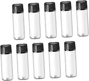 OSOLADY 24Pcs Mini Glass Essential Oil Bottles Refillable Travel Containers for Aromatherapy and Makeup Portable Glass Vials with Caps