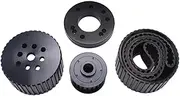 Belt Drive Pulley Set Crankshaft Pulley Compatible For Mopar Big Block 361 383 400 413