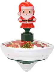 CoudarTitie Light up Top Light up Spinner Toy Musical Christmas Kids Gift Flashing Spinning Music Children Toy Light up Spinner Top