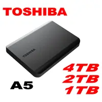 在飛比找蝦皮購物優惠-TOSHIBA 東芝 黑靚潮 A5 1TB 2TB 4TB 