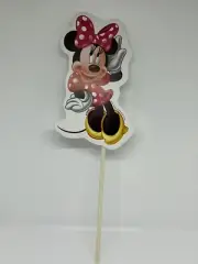Minnie Shortcake Cake Topper - Decorativo para Pasteles de Minnie