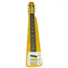 Karrera 29in 6-String Lap Steel Hawaiian Electric Guitar Gold + Gig Bag
