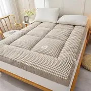[YXCMD] Japanese Futon Mattress, Tatami Japanese Floor Mattress Futon Cushion, Foldable and Double Portable Mattress, Breathable, for Home Dormitory(E,100x200cm)