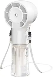 Misting Fan | Rechargeable Cooling Fan,1200mAh Portable Air Cooler, Reusable Handheld Ventilator for Home, Studio, School