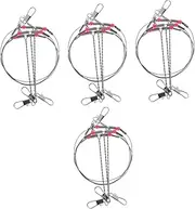 BESPORTBLE Balance Hook Fishing Line an Fittings Versatile Tackle Rigs Fishing Trace Leader Kit Outdoor Fishing Gear Swivel and Snap Rigs Balance Bracket Rigs Stainless Steel