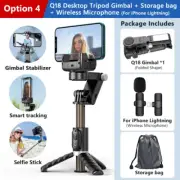 Gimbal Stabilizer Handheld Selfie Stick Mini Tripod With Fill Light for iPhone