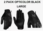 2 PACK CALLAWAY OPTICOLOR BLACK LEFT HAND LARGE "goes on left hand"