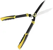 Garden Hedge Shears Gardening Tools 22 Inch Carbon Steel Bush Cutter with Comfort Grip Handles Fortrimming Borders Boxwood Bushes Hedge Scissors Shears