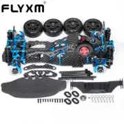 FLYXM 1:10 Alloy & Carbon SAKURA MINI+MR Chassis For RC 1/10 RC Drift Car Frame