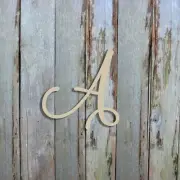Marcella Font, Wooden Letters, Unfinished Cheap Letters, Craft Letter Cutout