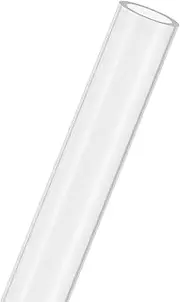uxcell 1-Pack Clear Rigid Acrylic Pipe, 18mm[0.71"] ID x 24mm[0.94"] OD Plastic Round Tube for Water Cooling System/Lamps/Fountains/Aquariums/Display Stand, Acrylic Tubing [305mm/12IN]