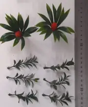 1/35 - 1/16 Plastic Plants - Jungle Plant Set #3 (11pcs, 2 types)