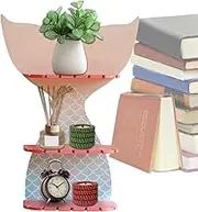 Wooden Floating Shelves, Mermaid Fishtail Shelf, 3-Tiered Wall Shelf, Farmhouse Wooden Shelves, Wall Mounted Storage, Floating Wall Shelf, Bathroom Wooden Shelf, Living Room Shelf, Bedroom Floating Sh