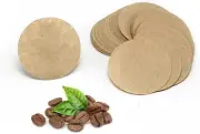 Replacement Unbleached Paper Coffee Filters Round Coffee Maker Filters Compat...