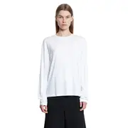 [TOTEME] Classic Long Sleeve Tee White