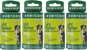 Evercare Extra Sticky Pet Lint Roller Refill 60 sheets - Pack of 4