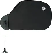 Laptop Sun Shade for Working Outside Anti-Glare Laptop Visor with Suction Cup Adjustable Bendable Office Desk Shade Foldable Sunshade Cover Car Window Shades Laptop Shade Cover (Black)
