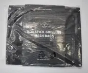 Williams Sonoma Nonstick Grilling Mesh Bags 3 Piece Set Black Snap Closure