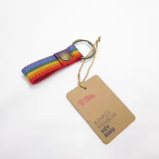 Fjallraven北極狐 KANKEN RAINBOW 彩虹鑰匙圈 23622907 彩虹圖騰【iSport】