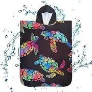 Towel Poncho | Quick-Drying Surf Towel - Towel Dress, Wearable Towels for Women, Surf Poncho Changing Robe with Hood for Bathing, Vacation Puchen