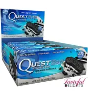 Quest Bar Cookies & Cream Bar 60g x 12