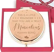 Gossby Pocket Mirror - Gift for Women (This is a Little Reminder)