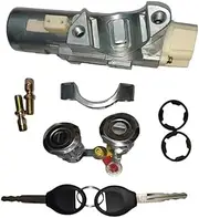 KAKA AUTO PARTS Car Door Lock Key Ignition Barrel Set Compatible with Nissan Patrol GU Y61 Ute 2000-2017