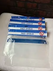 4 Safety Full Face Shield Reusable Protection Clear Cover Face Mask Anti-Fog