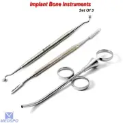 Bone Scraper Grafting Implantology Bone Scraper Compactor & Bone Graft Syringe