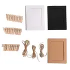 30 Pcs Paper Photo Frame Picture Wall Display Assorted Color Baby