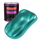 Restoration Shop Gulfstream Aqua Metallic Acrylic Urethane Gallon Only Paint