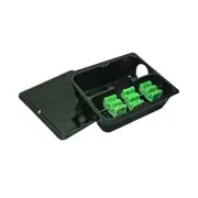J T Eaton 910TP-BK Strongbox Steel Tamper Resistant Bait Station with Solid L...