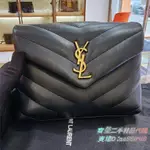 YSL 聖羅蘭 TOY LOULOU 20CM 黑色方胖子 相機包 斜背包 肩背包 467072