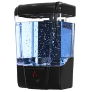 Automatic Wall Mounted Soap Dispenser for Bathroom (Black), Commercial Hand Soap