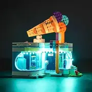 JANWAALY LED Lighting Kit Compatible with Lego City Ice-Cream Shop 60363 - Lights Only - Decoration LED Light Kit Without Building Block Model (Basic Version)