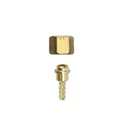 Flow meter /Regulator Brass Barb fitting 5mm Right-OXY/ ARGON- Flowmeter 5/8 UNF