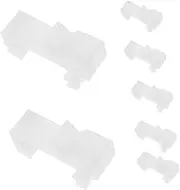 TOGEVAL 10pcs Valance Clips for Vertical Blinds Plastic Drapery Hardware Bracket Easy Installation Vertical Replacement Parts for Outside Mount Window Decor