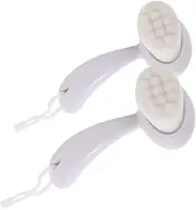 PENIKOKO Facial Cleanser Brush Set with Soft Bristles Manual Face Scrubber for Deep Cleansing and Exfoliation