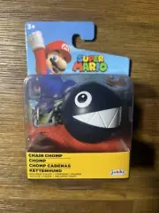 2022 Jakks Pacific Nintendo Super Mario Chain Chomp Figure - New Sealed Unopened
