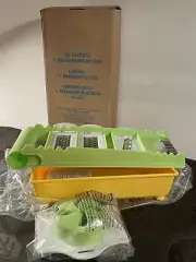 New in Box Deluxe Mandoline Slicer, Grater, Shredder, Julienne, Juicer w/ Safety