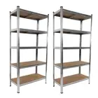 NNEDSZ 2 x 1.8M Garage Shelving Warehouse Rack Storage Shelves Pallet Racking