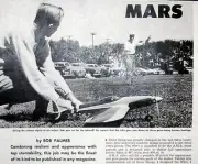 MARS TWIN-RUDDER UC STUNT PLAN + Bob Palmer Construction Article Model Airplane